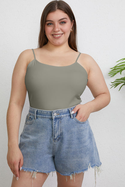 Basic Bae Full Size Round Neck Slim Cami - UrbanEthereal