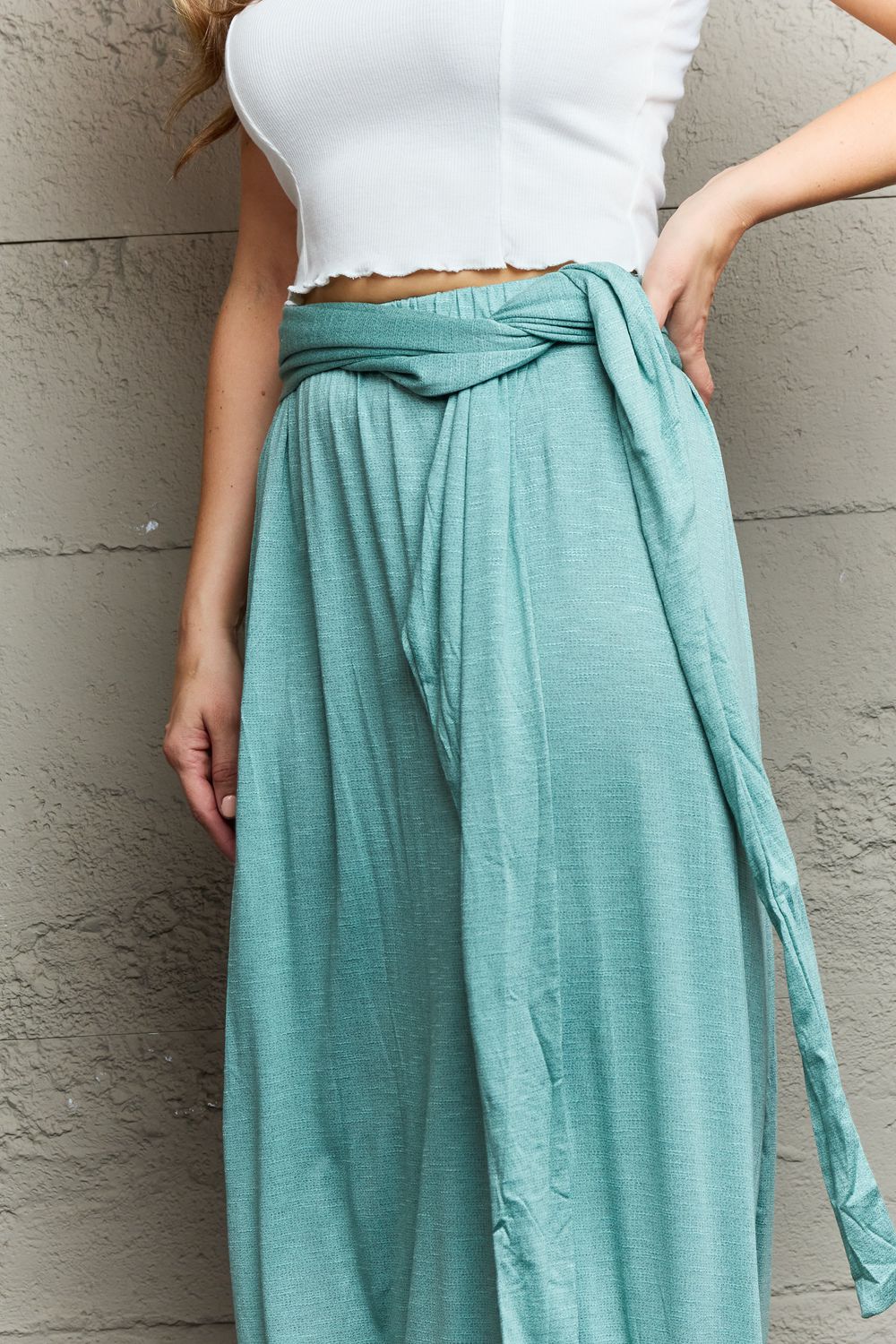 Ninexis Know Your Worth Criss Cross Halter Neck Maxi Dress - UrbanEthereal