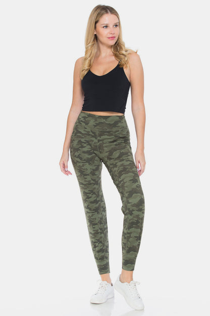 Leggings Depot Camouflage High Waist Leggings - UrbanEthereal