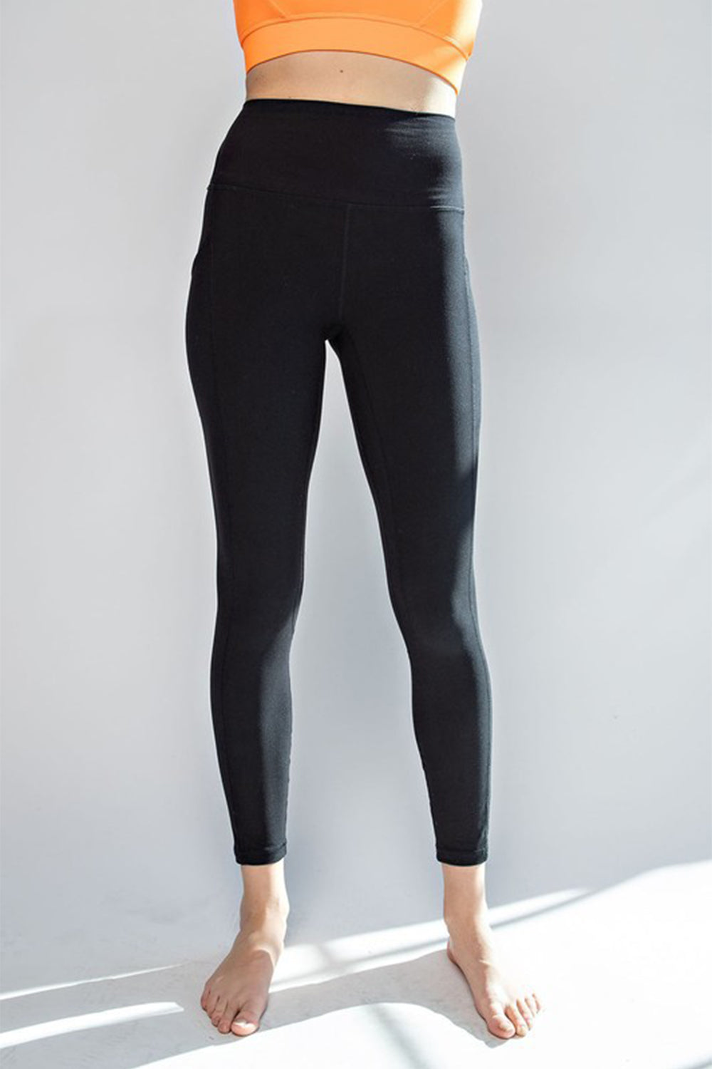 Faith Apparel High Waist Wide Waistband Leggings - UrbanEthereal