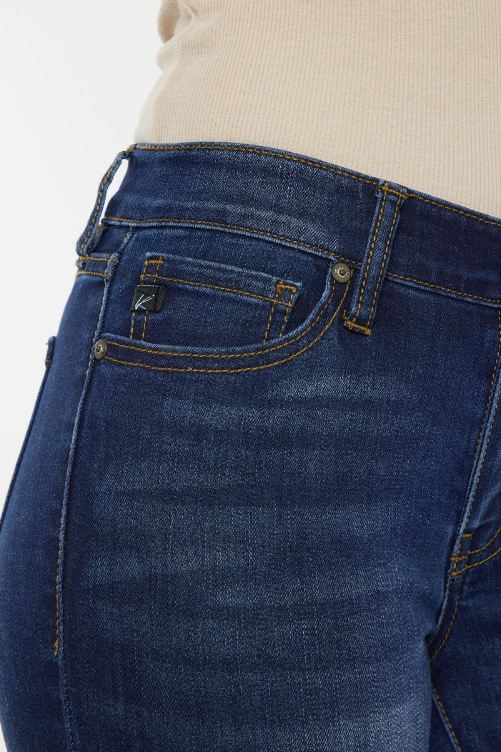 Kancan Mid Rise Gradient Skinny Jeans - UrbanEthereal