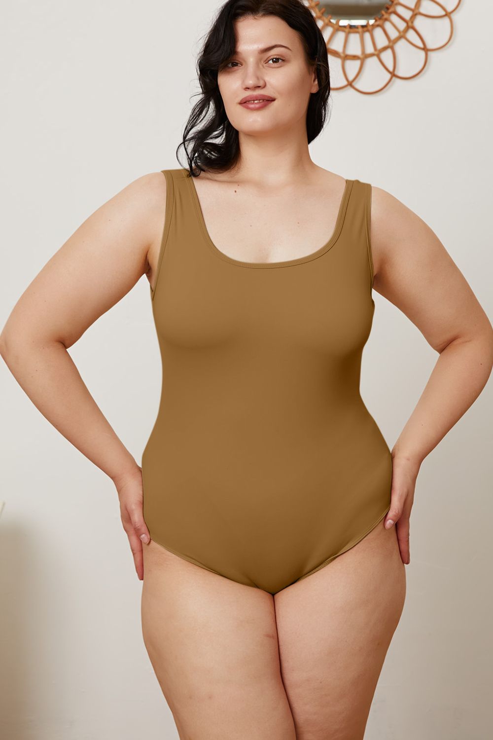 Basic Bae Full Size Square Neck Sleeveless Bodysuit - UrbanEthereal