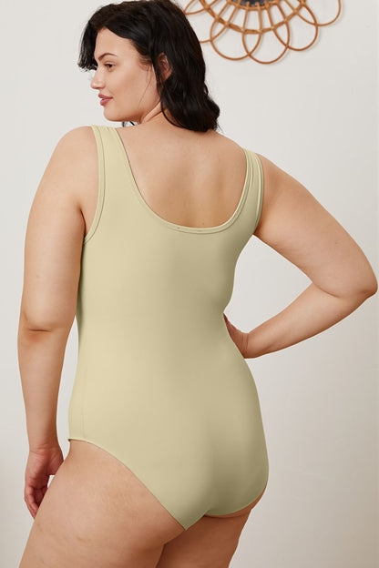 Basic Bae Full Size Square Neck Sleeveless Bodysuit - UrbanEthereal