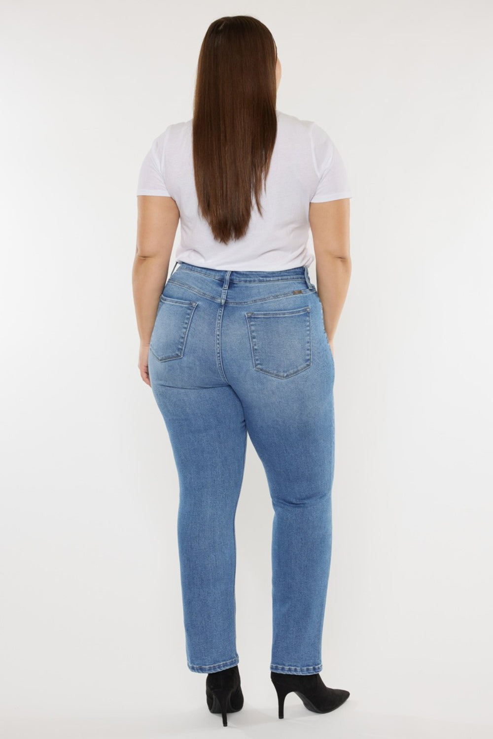 Kancan Full Size Cat's Whiskers High Waist Jeans - UrbanEthereal
