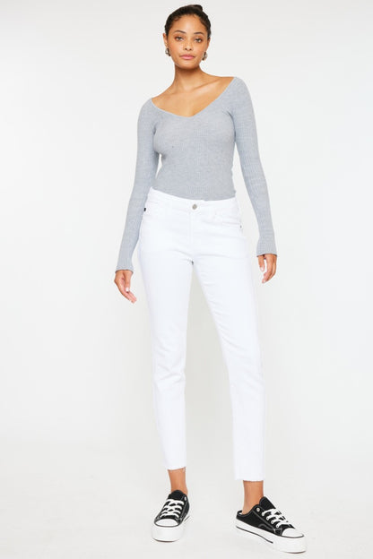 Kancan Mid Rise Ankle Skinny Jeans - UrbanEthereal