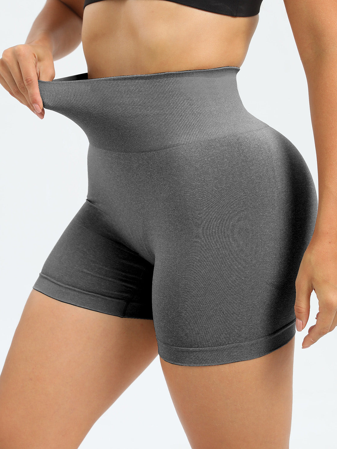High Waist Active Shorts - UrbanEthereal