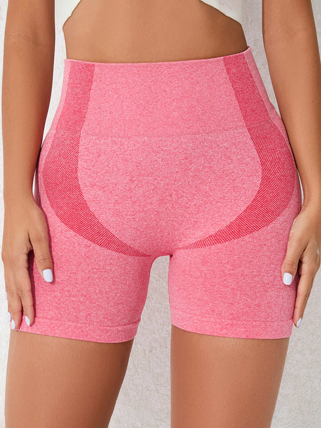 High Waist Active Shorts - UrbanEthereal
