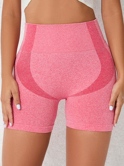 High Waist Active Shorts - UrbanEthereal