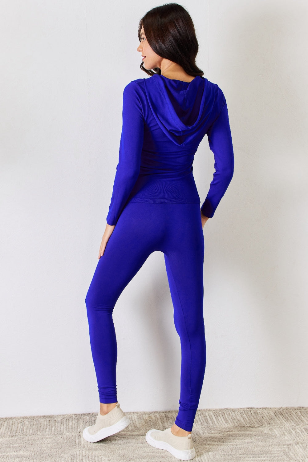 JULIA Zip Up Drawstring Hoodie and Leggings Set - UrbanEthereal