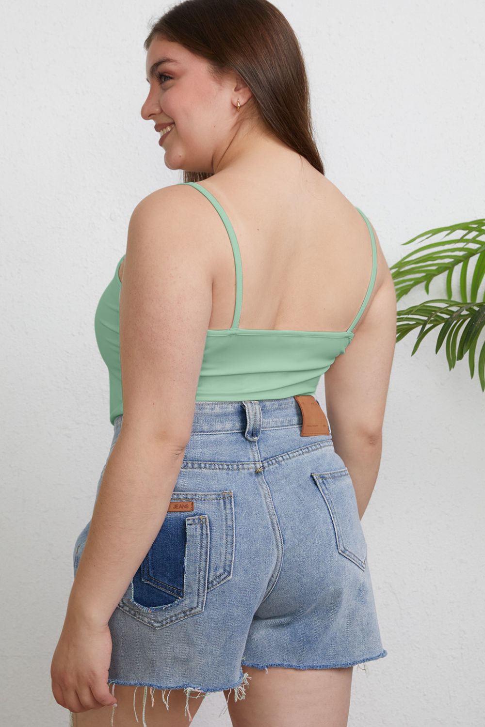 Basic Bae Full Size Round Neck Slim Cami - UrbanEthereal