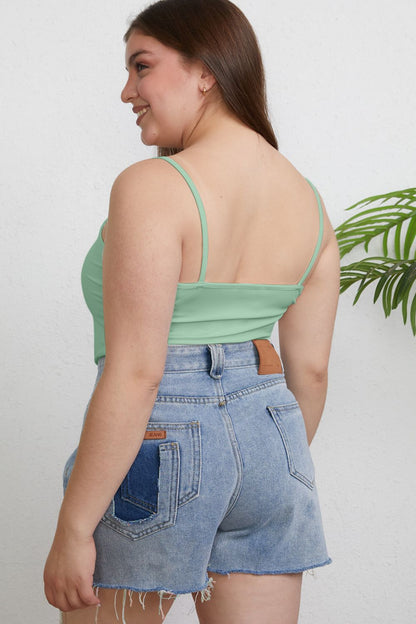 Basic Bae Full Size Round Neck Slim Cami - UrbanEthereal