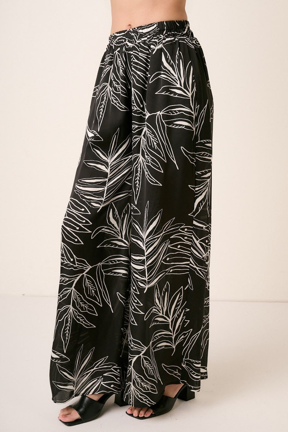 Mittoshop Printed Wide Leg Pants - UrbanEthereal