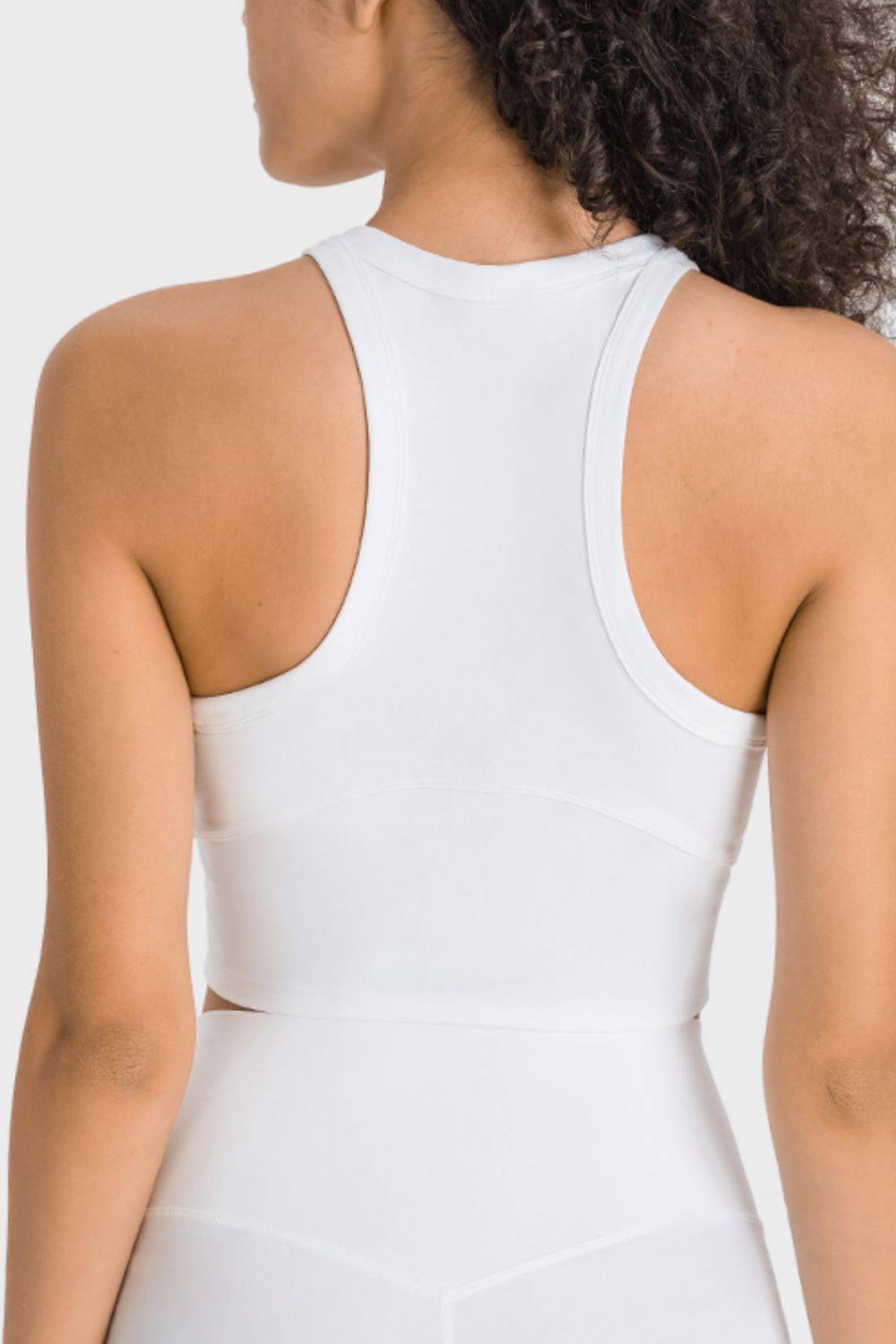 Millennia Racerback Cropped Sports Tank