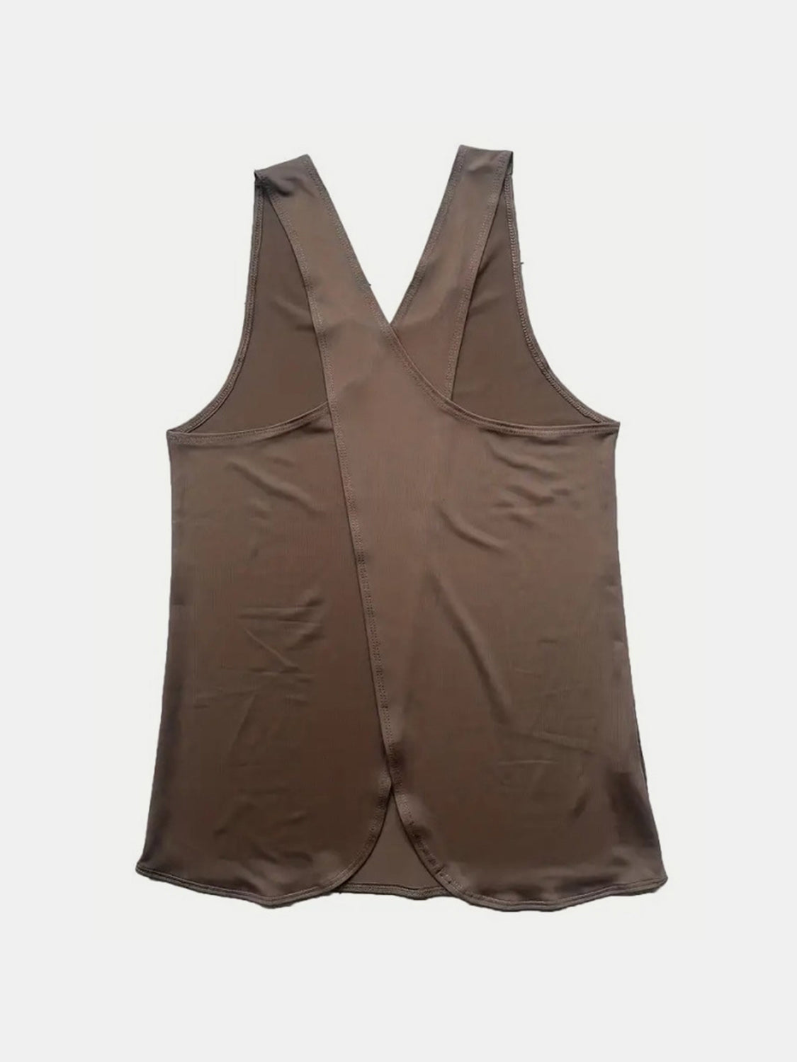 Crisscross Scoop Neck Active Tank - UrbanEthereal