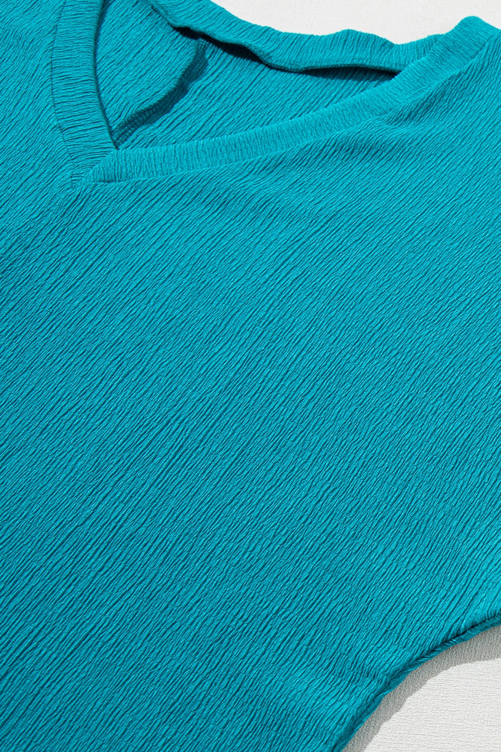 Plus Size V-Neck Short Sleeve Top - UrbanEthereal