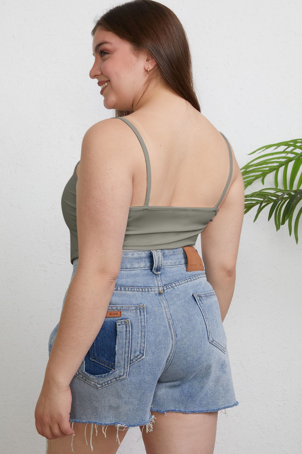 Basic Bae Full Size Round Neck Slim Cami - UrbanEthereal