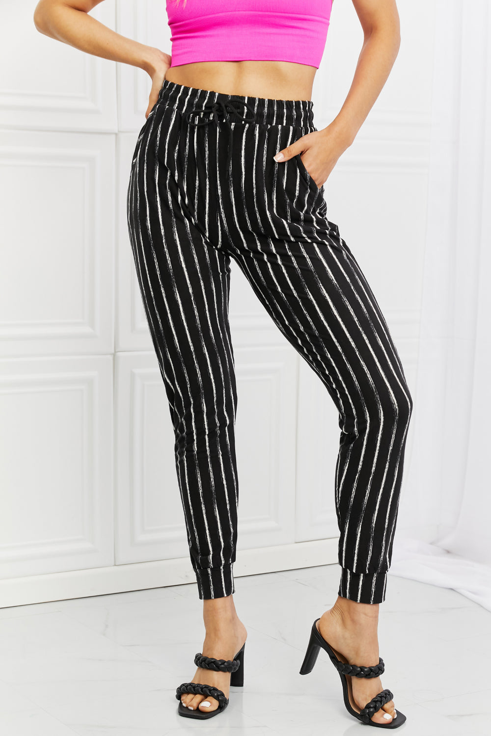 Leggings Depot Stay In Full Size Joggers - UrbanEthereal