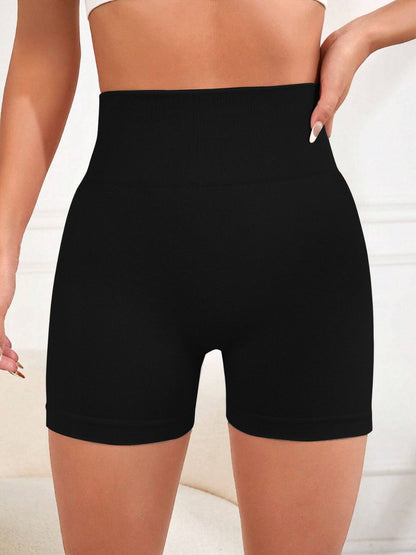 High Waist Active Shorts - UrbanEthereal