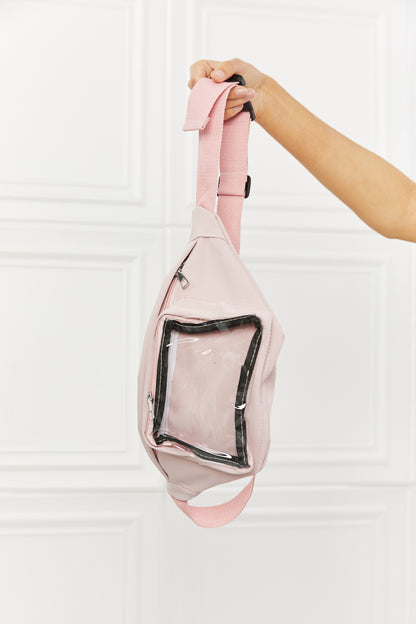 Fame Doing Me Waist Bag in Pink - UrbanEthereal