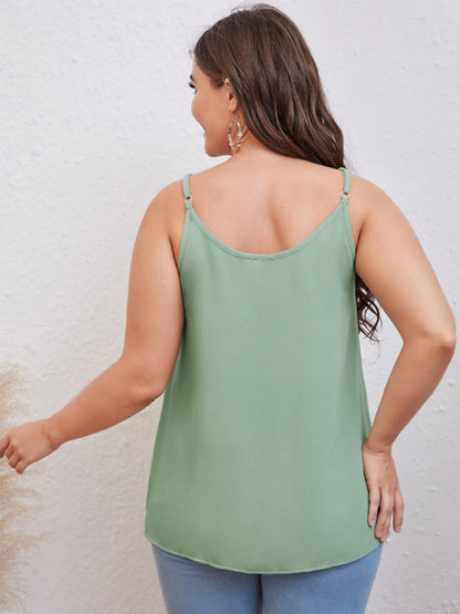 Plus Size Scoop Neck Cami - UrbanEthereal