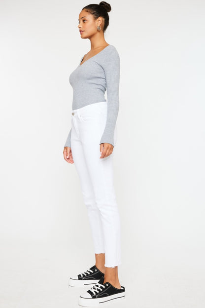 Kancan Mid Rise Ankle Skinny Jeans - UrbanEthereal