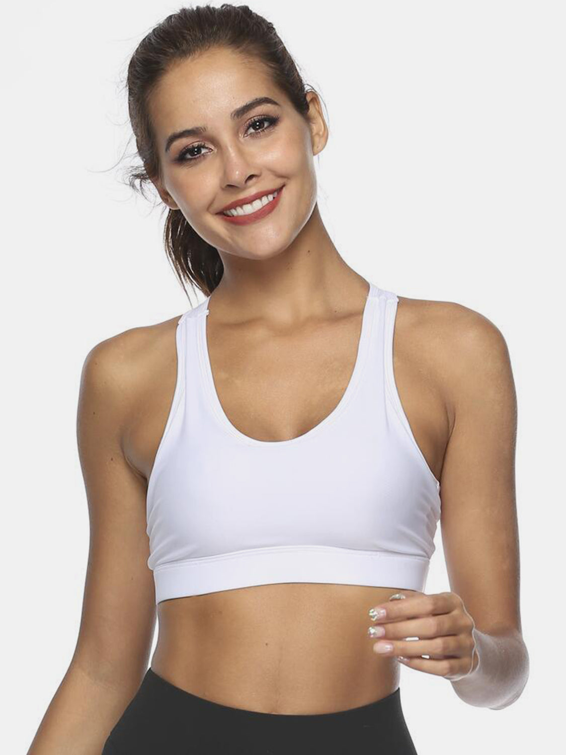 Cutout Scoop Neck Active Tank - UrbanEthereal