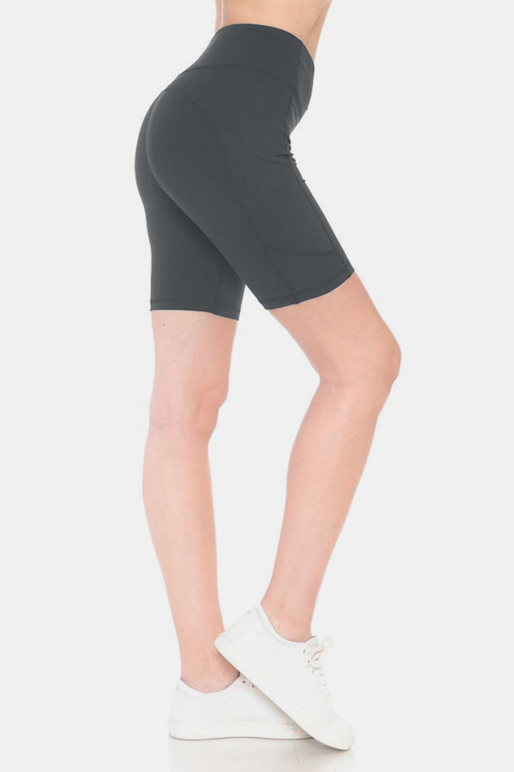 Leggings Depot Full Size High Waist Active Shorts - UrbanEthereal