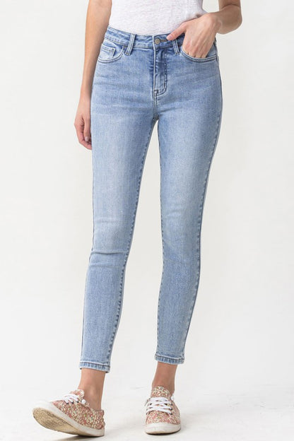 Lovervet Full Size Talia High Rise Crop Skinny Jeans - UrbanEthereal