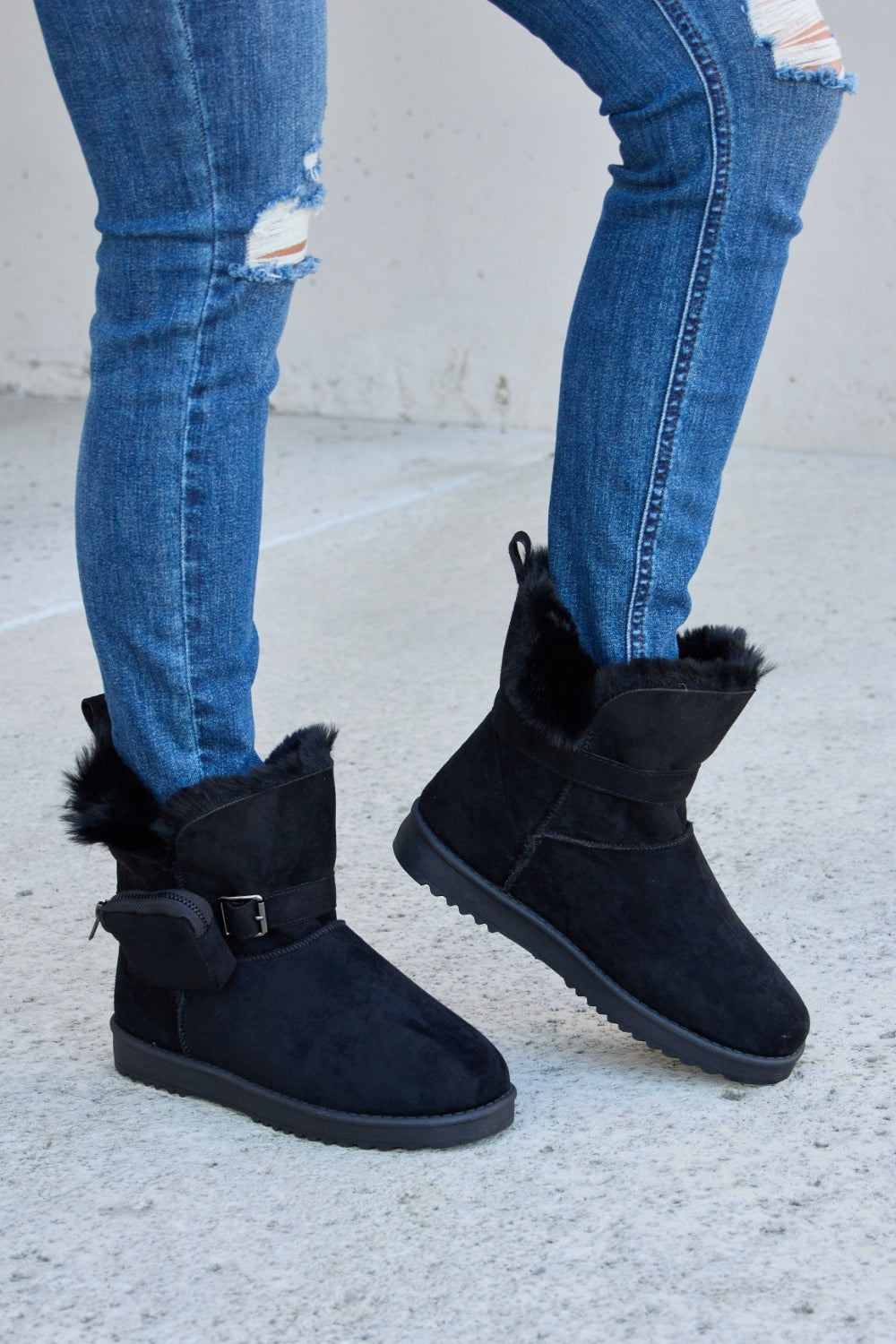 Forever Link Plush Thermal Flat Boots - UrbanEthereal