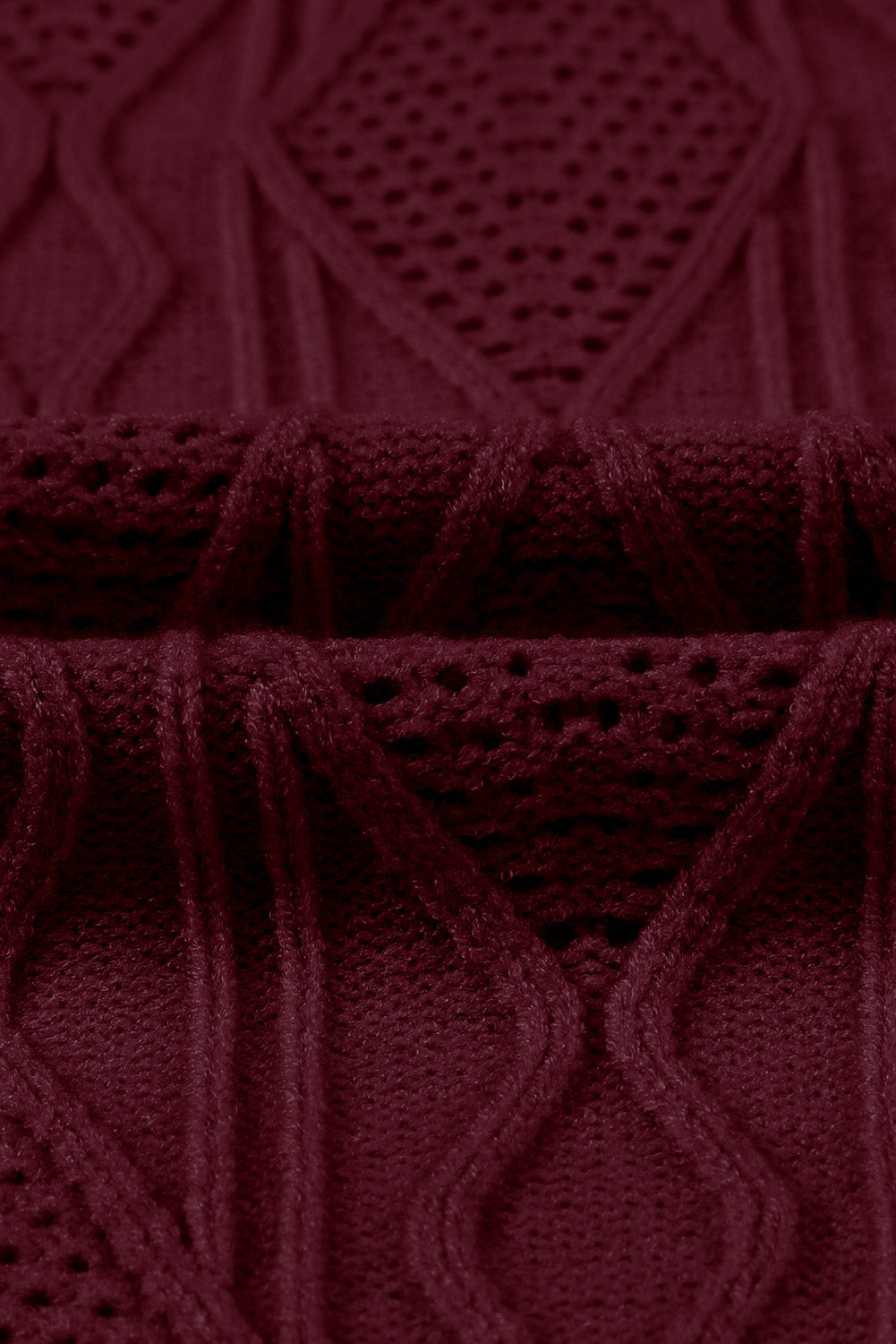 Plus Size Cable-Knit Button Up Sweater - UrbanEthereal