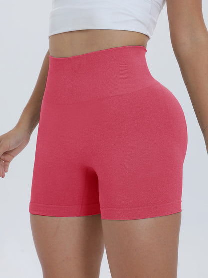 High Waist Active Shorts - UrbanEthereal