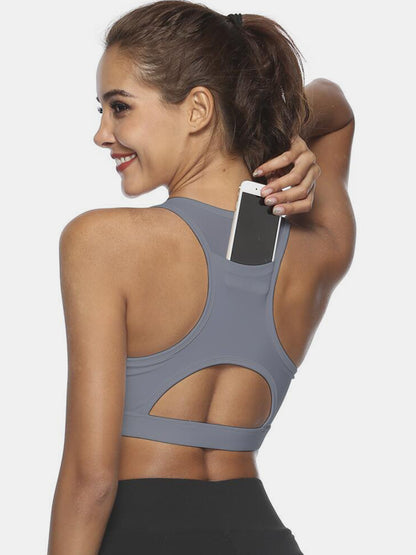 Cutout Scoop Neck Active Tank - UrbanEthereal