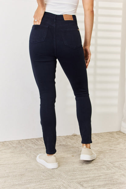 Judy Blue Full Size Garment Dyed Tummy Control Skinny Jeans - UrbanEthereal