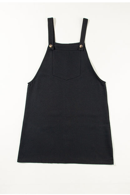 Plus Size Square Neck Wide Strap Dress - UrbanEthereal