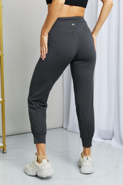 Leggings Depot Full Size Wide Waistband Cropped Joggers - UrbanEthereal