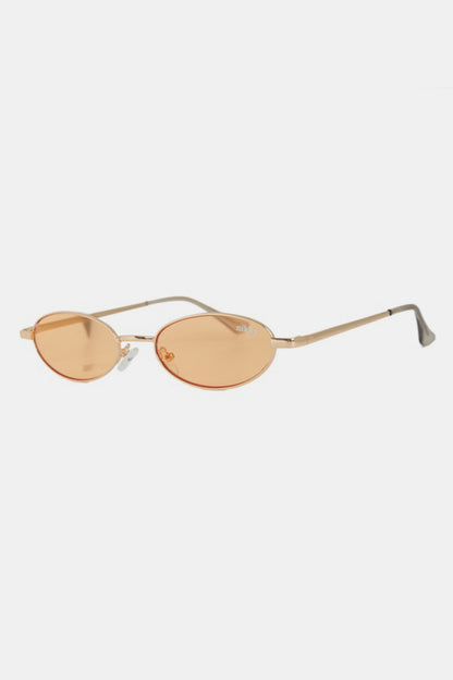 Nicole Lee USA Metal Frame Finley Oval Sunglasses - UrbanEthereal