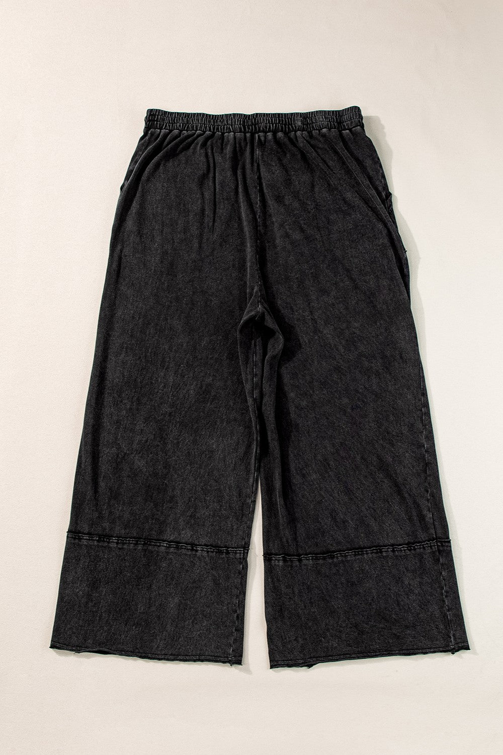 Plus Size Drawstring Wide Leg Pants - UrbanEthereal