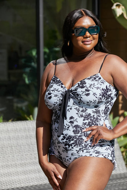 Marina West Swim Côte d'Azur Ruffle Trim One-Piece Swimsuit - UrbanEthereal