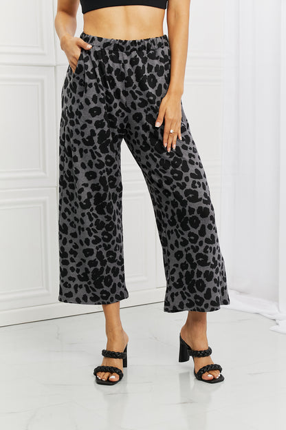 BOMBOM Stay Cozy Pattern Wide Leg Pants - UrbanEthereal