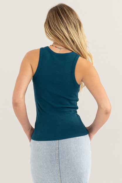 HYFVE Ribbed Round Neck Tank - UrbanEthereal
