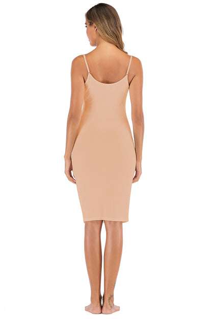 Lace Detail V-Neck Spaghetti Strap Lounge Dress - UrbanEthereal