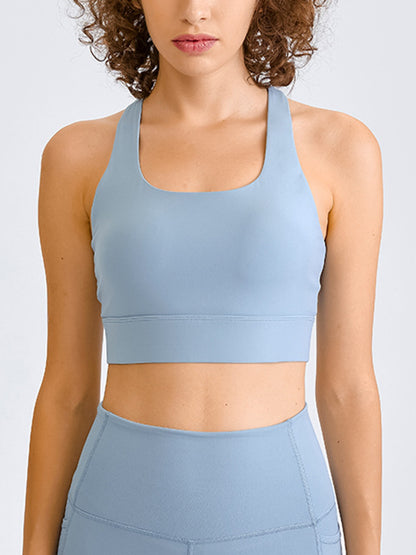 Double Take Square Neck Racerback Cropped Tank - UrbanEthereal