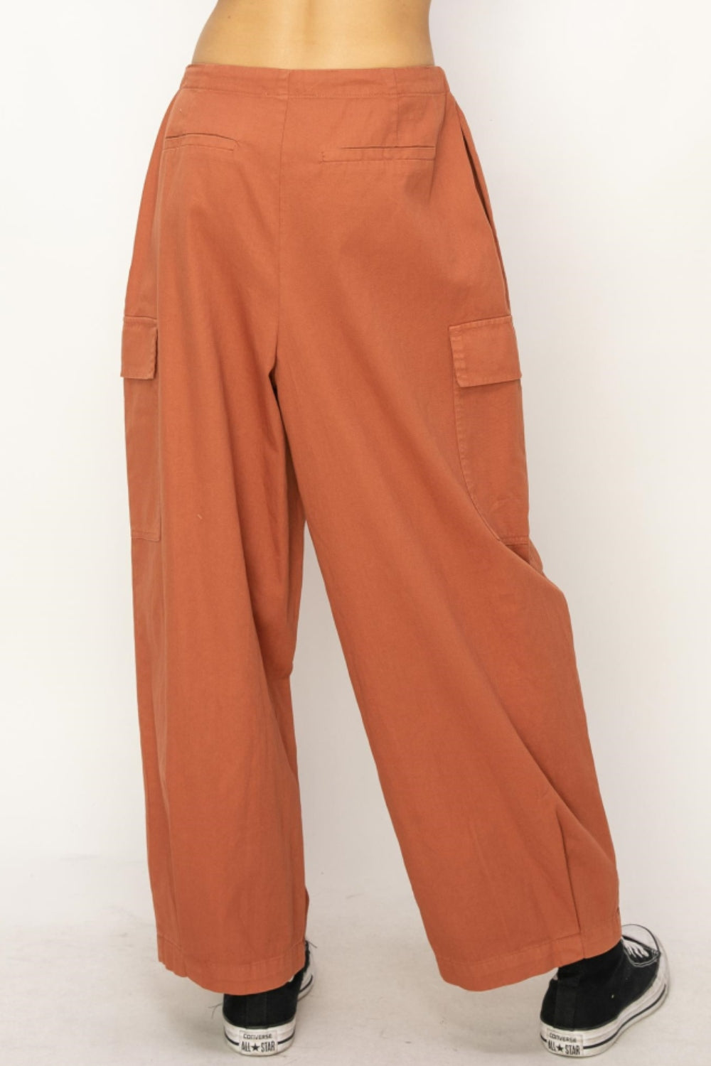 HYFVE Drawstring Cargo Wide Leg Pants - UrbanEthereal