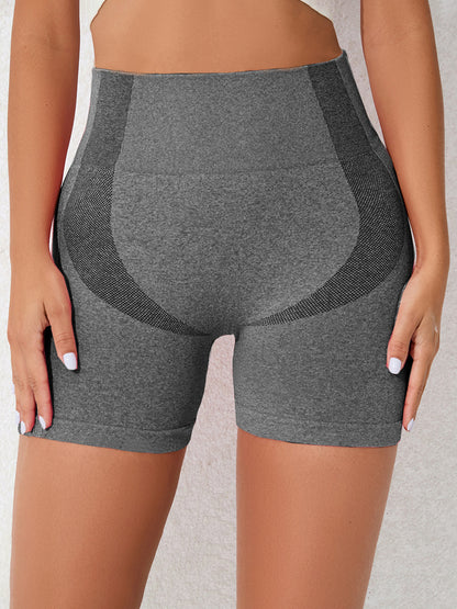 High Waist Active Shorts - UrbanEthereal