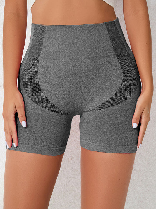 High Waist Active Shorts - UrbanEthereal