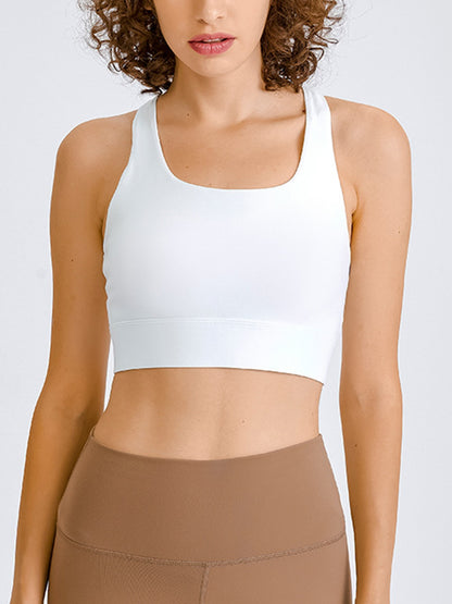 Double Take Square Neck Racerback Cropped Tank - UrbanEthereal
