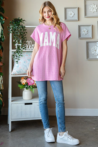 Heimish Full Size Letter Graphic Short Sleeve T-Shirt - UrbanEthereal