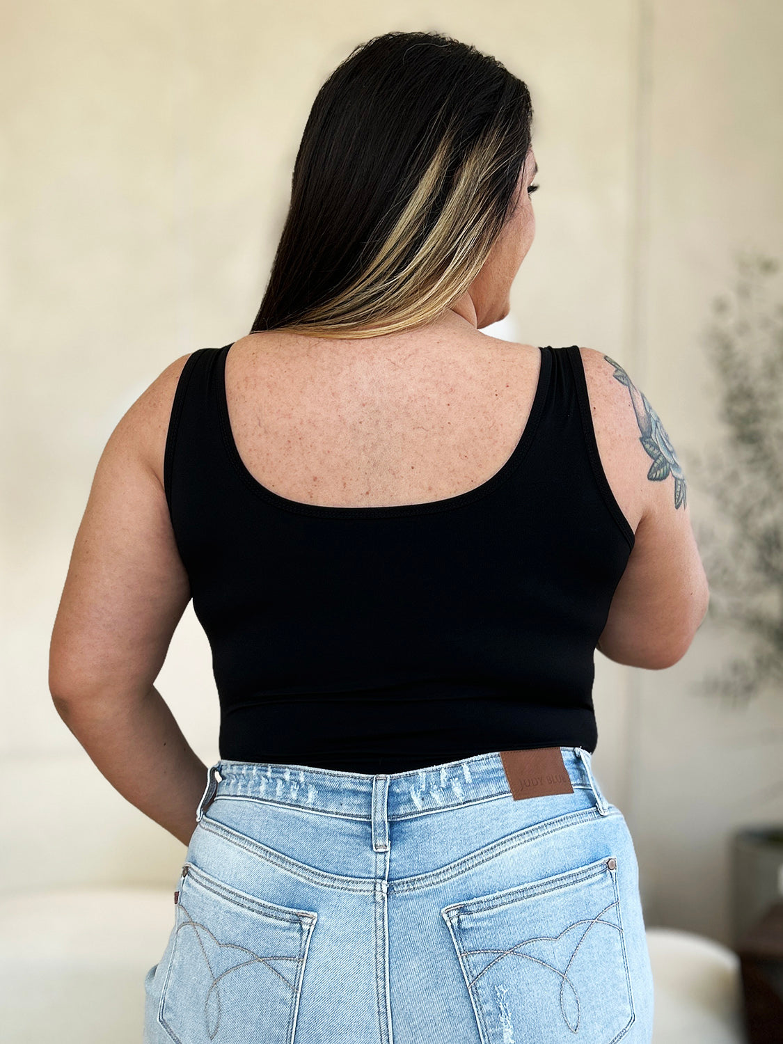 Basic Bae Full Size Square Neck Sleeveless Bodysuit - UrbanEthereal