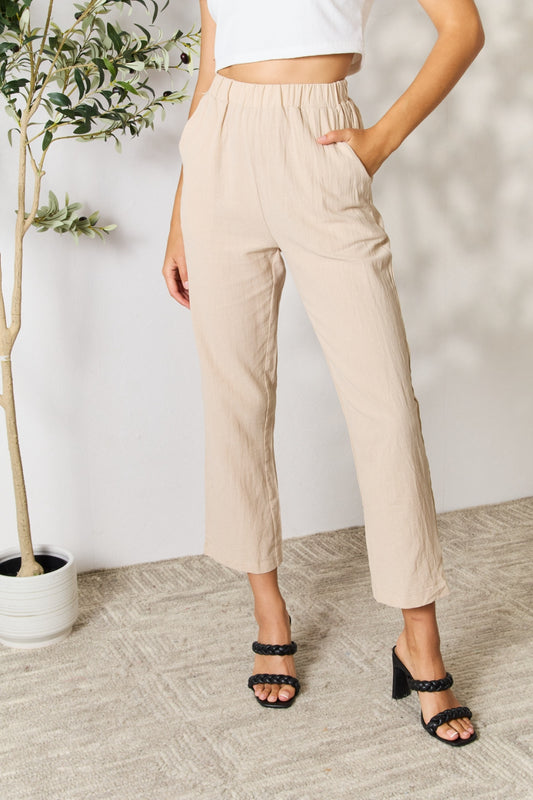 Pull-On Pants with Pockets - UrbanEthereal