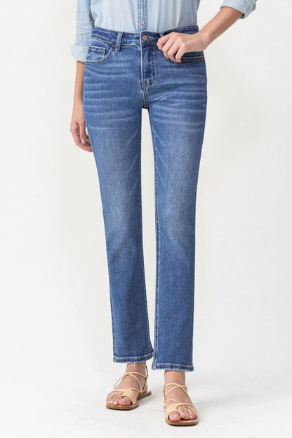 Lovervet Full Size Maggie Midrise Slim Ankle Straight Jeans - UrbanEthereal